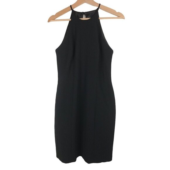 Laundry Open Back Halter Dress Black Size 6 - Picture 1 of 8